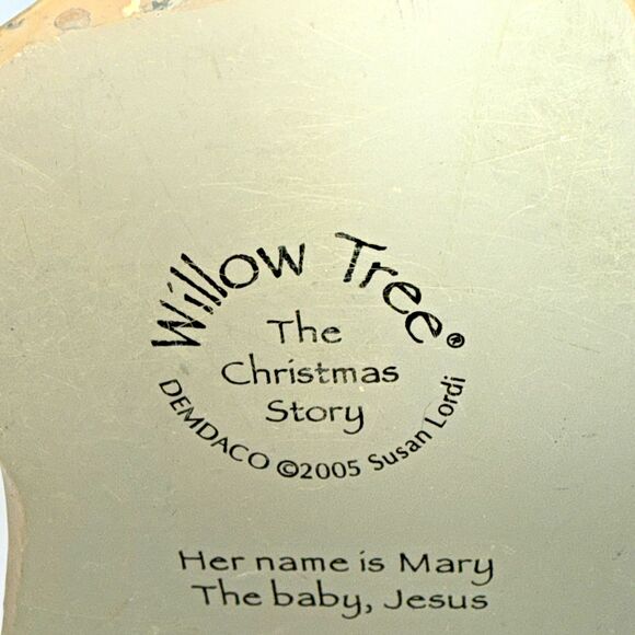 Willow Tree The Christmas Story Mary & Baby Jesus Figurine Susan Lordi Signed - Picture 14 of 16